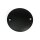 Point Cover schwarz matt für Harley Dyna Softail Sportster 70-21