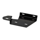 Ledrie, swingarm bag mount bracket. Black, left