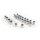 Colony, Shovel rocker box top nut kit. Chrome, Acorn