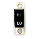 Handlebar rocker switch, Hi/Low. Black