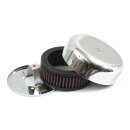 K&N, air cleaner assembly. Chrome bonnet 5.25"...