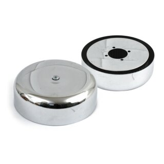 K&N, air cleaner assembly. Chrome. Linkert