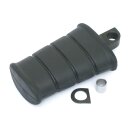 OLD STYLE FLAT KICKPEDAL, BLACK SWIVEL