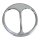 HEADLAMP GRILL CATEYE 7 INCH