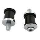 Custom Einbau Lenkerdämpfer Kit chrom für...