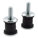 Custom Einbau Lenkerdämpfer Kit chrom für Harley Modelle 73-17