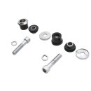 Custom Einbau Lenkerdämpfer Kit chrom für Harley Modelle 73-17