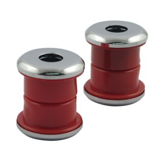 Lenkerdämpfer Kit Red Polyurethane Heavy Duty für Harley 73-17