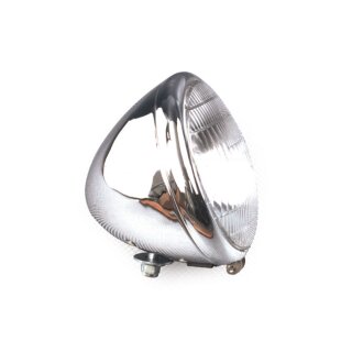 6-1/2" Springer headlamp assembly. 6V. Chrome