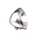 6-1/2" Springer headlamp assembly. 6V. Chrome