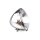 6-1/2" Springer headlamp assembly. 6V. Chrome