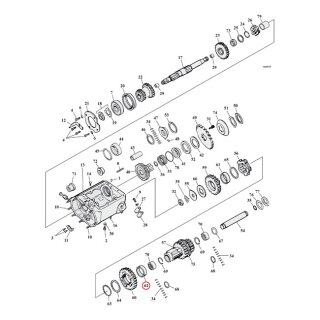 JIMS TRANSM BUSH, C.SHFT 1ST & 2ND GEAR