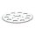 REAR SPROCKET, CHROME. 48T
