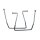 Saddlebag support kit. Chrome