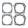 James, Evo cyl. head & base gasket kit. .062" Firering