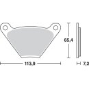 Bremsbeläge TRW LUCAS für Harley XL Sportster FL FX Shovelhead 72-84 vorne hinten