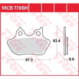 HARLEY BRAKE PADS (FRONT & REAR) 00-07