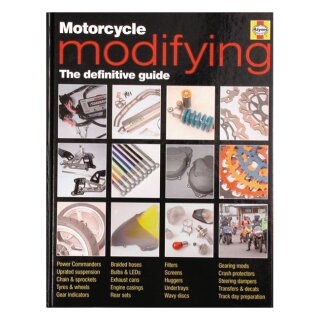 Haynes motorcycle modifying book - the definitive guide