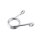 SCISSOR SOLO SEAT SPRING, CHROME 3 INCH