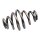 TAPERED SOLO SEAT SPRINGS, 4 INCH