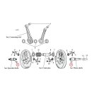 Wooruff keys, crankpin & pinion shaft