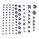 Motor Schrauben Bolzen Cover Kit chrom für Harley Softail 00-06