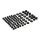 Smoothtopps push-on cover set schwarz 77 Teile für Harley XL Sportster 04-22