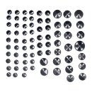 Smoothtopps, push-on cover set (74pc). Black