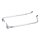Saddlebag support bracket set. Chrome
