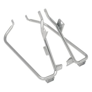OEM Style Satteltaschen Haltebügel chrom für Harley Touring 09-13