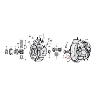 Pinion shaft bushing. +.005"