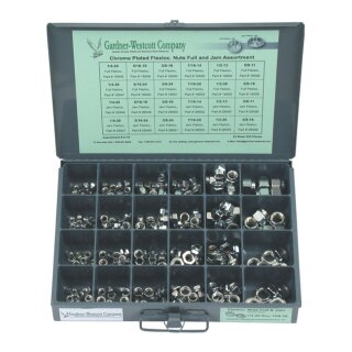 GW NYLON LOCKNUT ASSORTMENT TRAY