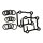 James tappet block & pushrod cover gasket kit. RCM Twin cam 99-17