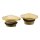 GASCAP SET POINTED SOLID BRASS