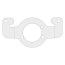 Chrom Luftfilter Adapter Halter für Harley Evo Big Twin 84-89