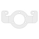 Chrom Luftfilter Adapter Halter für Harley XL Sportster 86-87