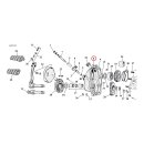 Kickstarter Getriebe Deckel chrom für Harley Modelle 36-86