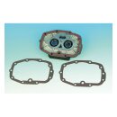 James, transmission bearing housing gasket. Paper/silicone