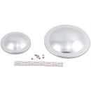 BDL primary pulley domes for 3" drives. Polished