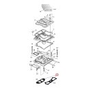James, rocker cover 1-piece left & right gasket set. RCM