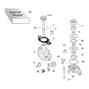 James o-ring, cyl. head / oil pump body / crankcase