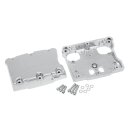 Chrom OEM Style Rockerbox Rocker Cover Kit für Harley Dyna Softail Twin Cam 99-17