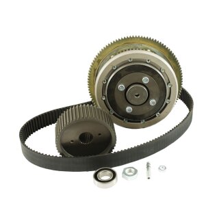 BDL, 1-1/2" 8mm closed primary belt drive kit. With clutch