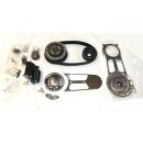 BDL, SH-500 series 2" belt drive kit. Polished & starter