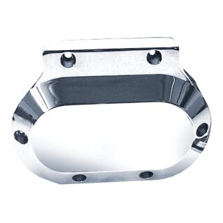 JIMS, BILLET TRANSM. END COVER. POLISHED