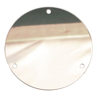 Chrom flat Derby Cover  für Harley Dyna Softail Shovelhead 70-98