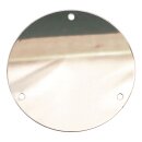 Chrom flat Derby Cover  für Harley Dyna Softail...