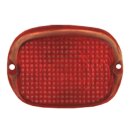 RED REPL LENS, LATE STYLE TAILLIGHT