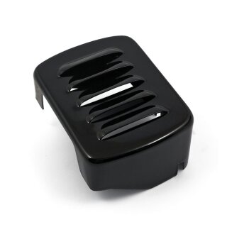 Custom coil cover, louvered. Black