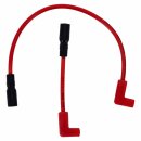Accel 8mm Ferro Spiral Core Zündkabel Set rot für Harley Dyna 99-17